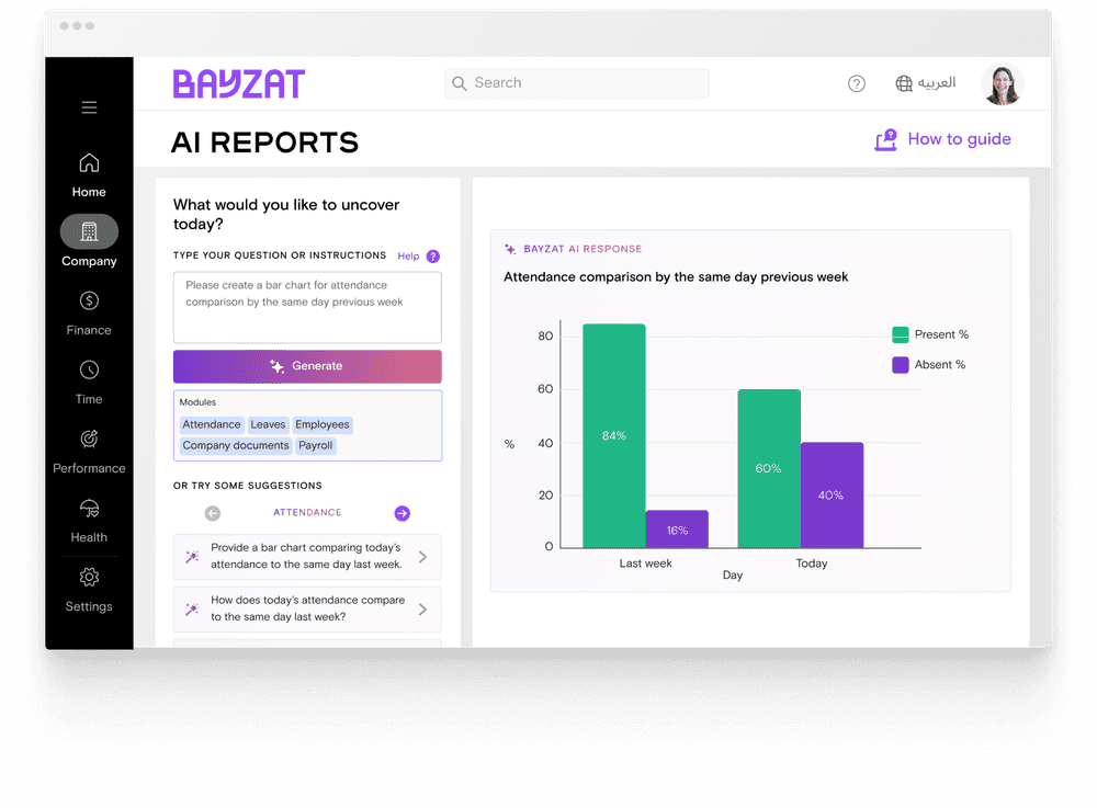 Bayzat AI and Reporting