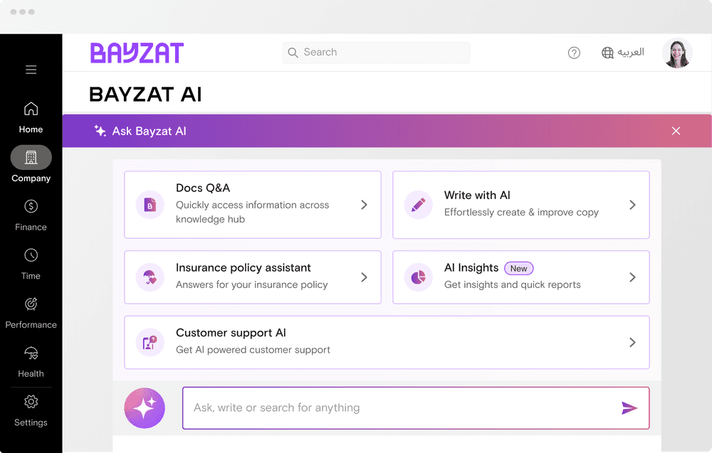 Bayzat AI Assistant